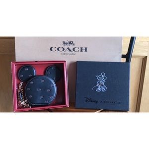 Disney X Coach Boxed Minnie Mouse Coin Case